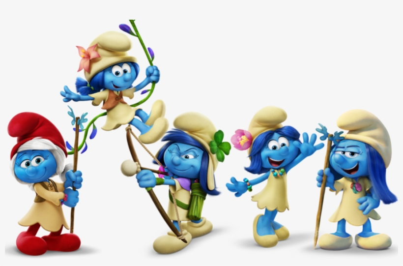 Download Smurfs The Lost Village Png Clipart Papa Smurf - Smurfette And The Lost Village, transparent png