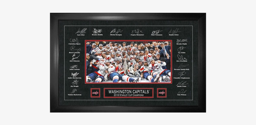 Washington Capitals 2018 Stanley Cup Team Celebration - Ovechkin Backstrom Stanley Cup, transparent png