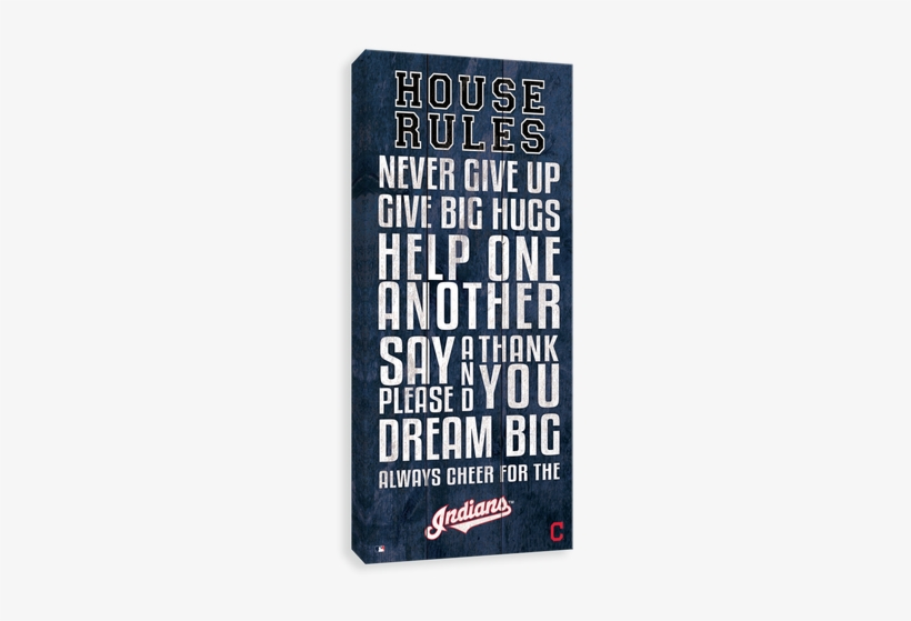 Cleveland Indians House Rules - Los Canvases By Scoreart - Los Angeles Dodgers House, transparent png