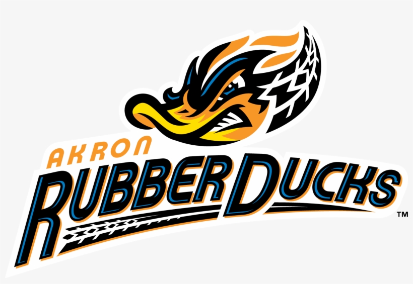 Akron Rubber Ducks Logo, transparent png