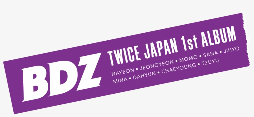 Scroll - Twice 1st Album Japan, transparent png