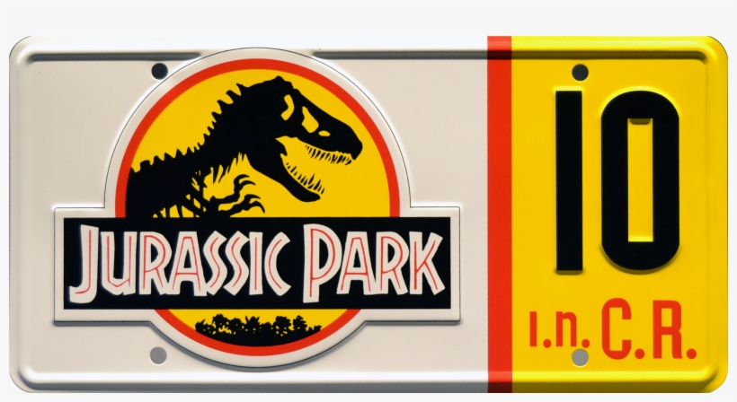 Jurassic Park - Jurassic Park License Plate, transparent png