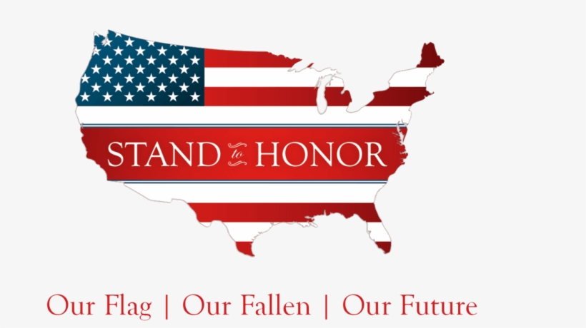 Use The Phrase, “stand With Me To Honor Our Flag, Our - Us Flag Map Shower Curtain, transparent png