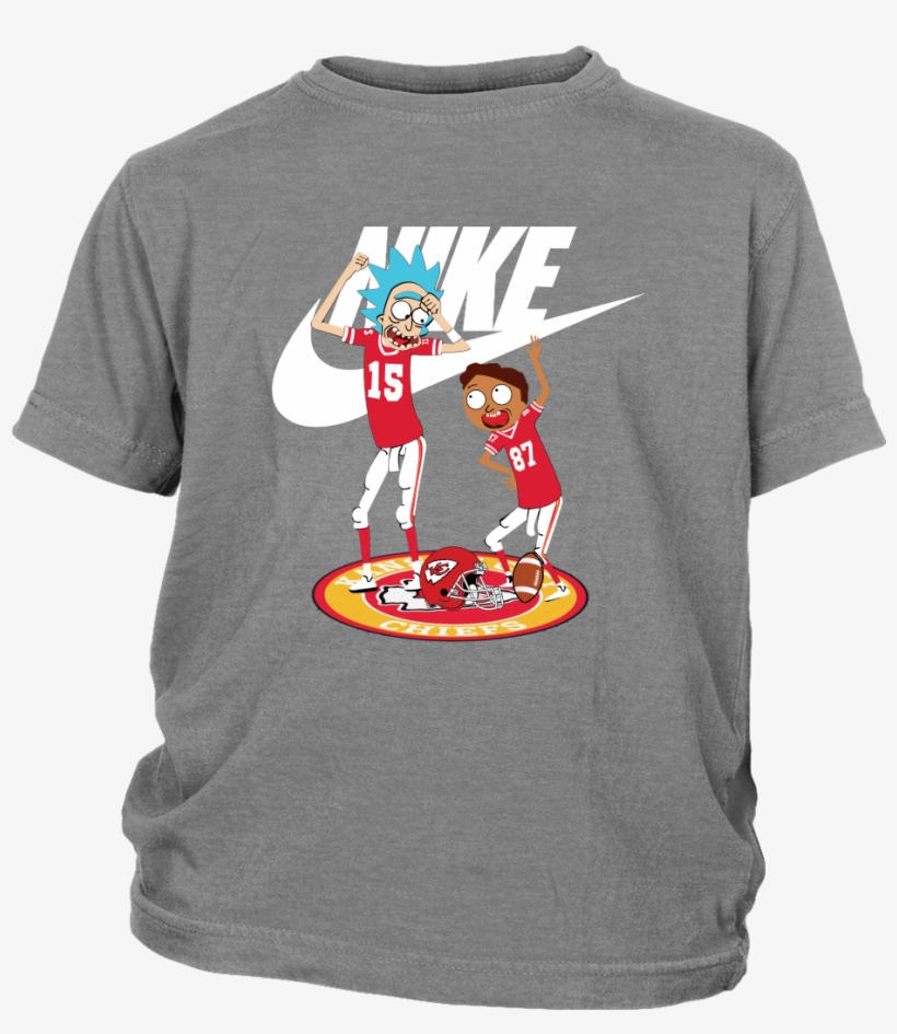 Kansas City Chiefs Rick And Morty Nike Logo Football - Nike Rick And Morty, transparent png