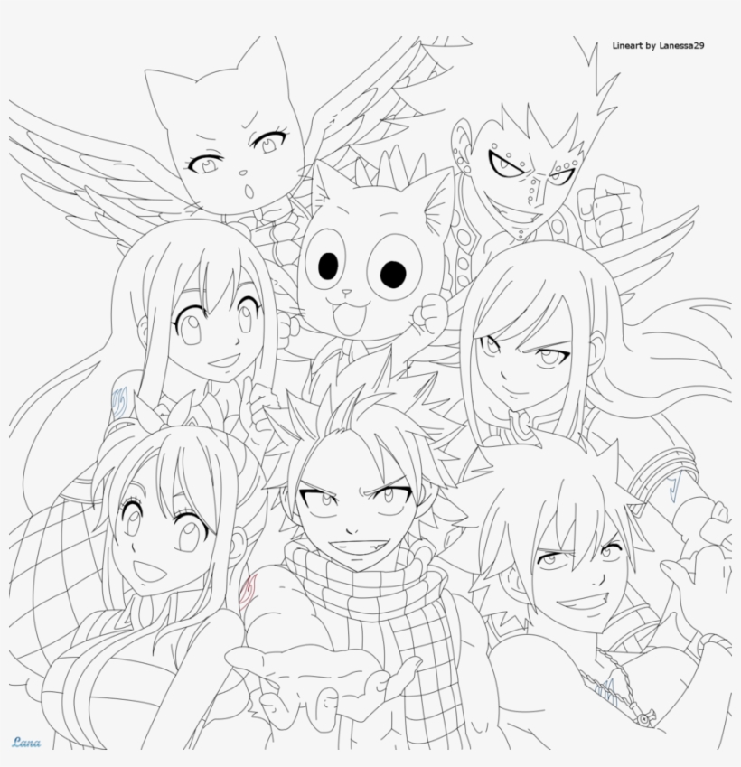 Fairy Tail Coloring Pages Chibi Fairy Tail Para Colorir 900x889 PNG 