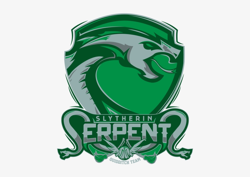 “harry Potter House Quidditch Designs - Slytherin Serpents Quidditch Team, transparent png