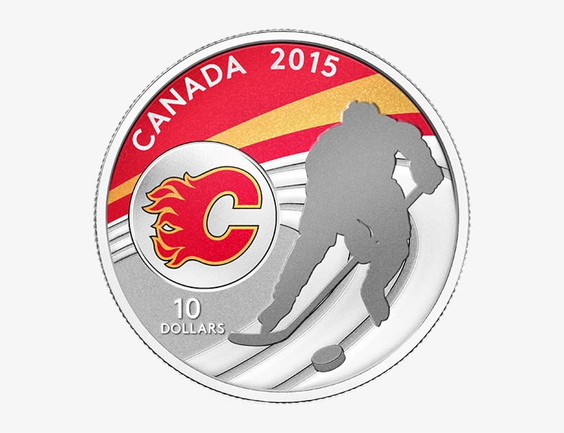 Fine Silver Coin - Calgary Flames, transparent png