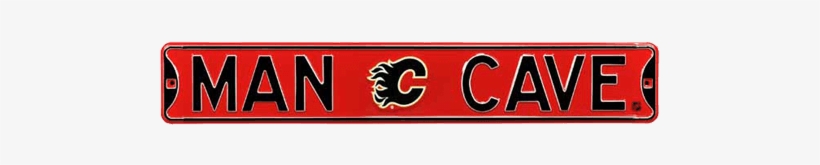 Calgary Flames “man Cave” Authentic Street Sign - Man Cave San Jose Sharks Steel Sign Wall Sign 36 X, transparent png