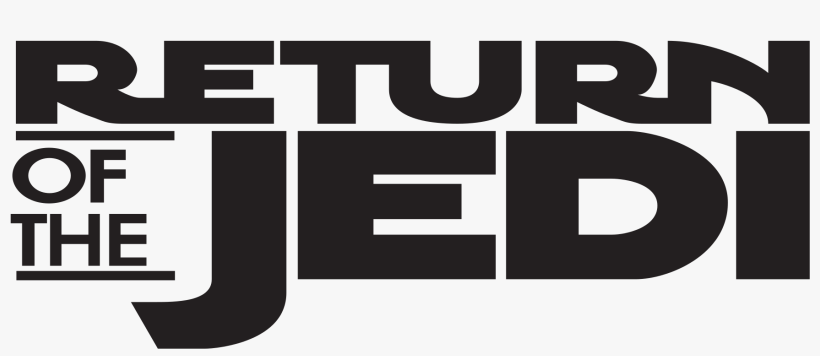 Star Wars Episode Vi - Star Wars Return Of The Jedi Logo, transparent png