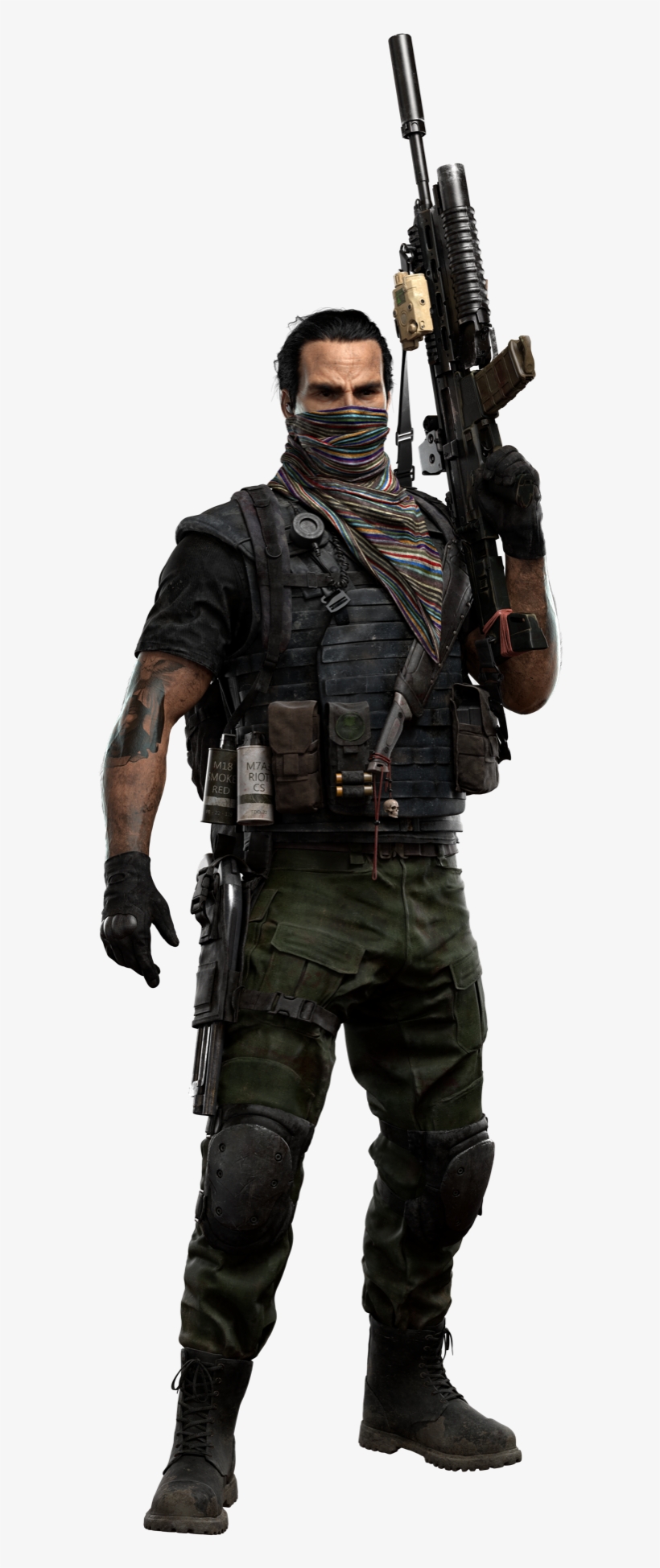 Click To Edit - Ghost Recon Wildlands Render, transparent png