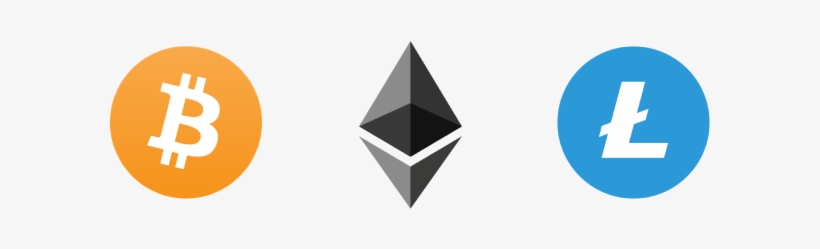 Bitcoin, Ethereum, And Litecoin - Ethereum Currency, transparent png