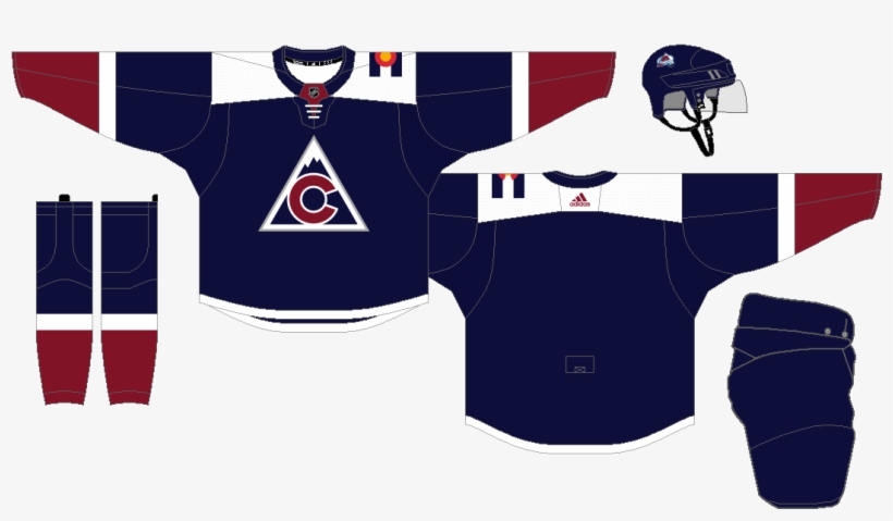 Colorado Avalanche The Nhl Uniform Matchup Database - Winnipeg Jets Uniforms, transparent png
