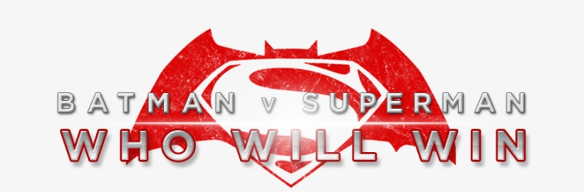 Title - Batman Vs Superman Title Logo, transparent png