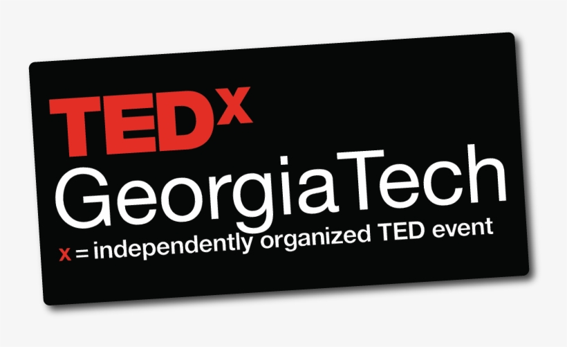 Tedxgeorgiatech Die Cut Logo Sticker - Tedxgeorgiatech, transparent png