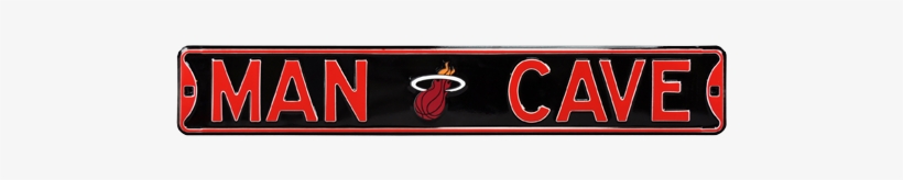 Miami Heat “man Cave” Authentic Street Sign - Man Cave New York Knicks Street Sign, transparent png