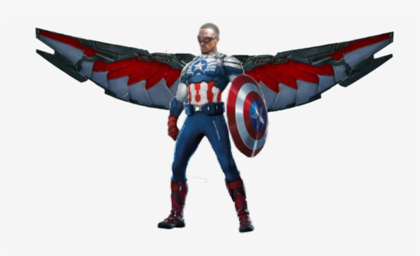 Graphic Freeuse Stock Png Render By Mrvideo Vidman - Falcon Captain America Png, transparent png