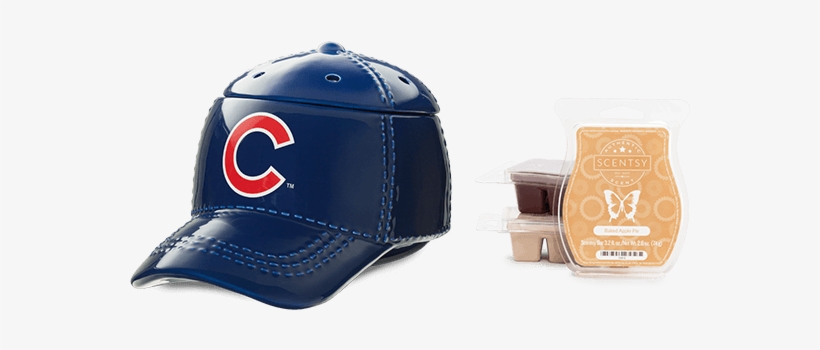 Father's Day Scentlsy Mlb Warmer With Three Free Scent - Scentsy Chicago Cubs Baseball Warmer, transparent png