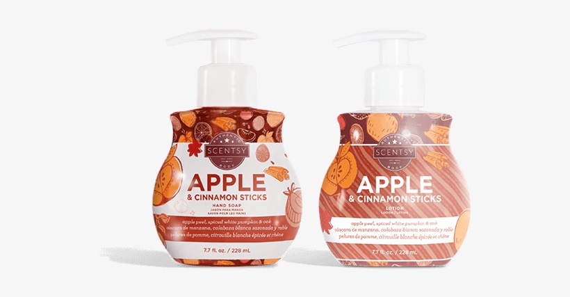 Apple And Cinnamon Sticks Hand Soap And Lotion Bundle - Cinnamon, transparent png
