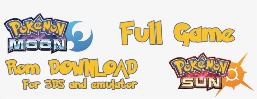 Pokemon Sun And Moon Download Http - Pokemon Sun Moon Png, transparent png