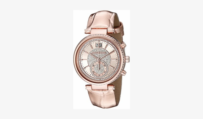 New With Tags & Box! Michael Kors Gold Watch, transparent png