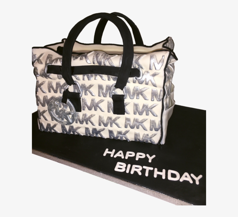 Michael Kors Purse Cake With Hand Painted Details - Happy Birthday Michael Kors Purse Cake, transparent png