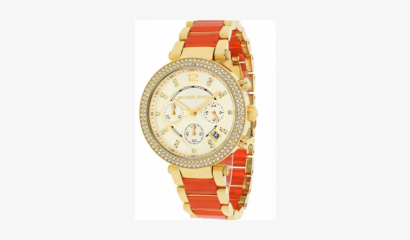 Michael Kors Hartman Mk6139 Champagne Dial Two-tone - Michael Kors Watches Women's The Slim Two-tone Ss Gold-tone, transparent png