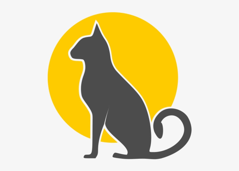 Cat Logo Elemet Png - Cat, transparent png