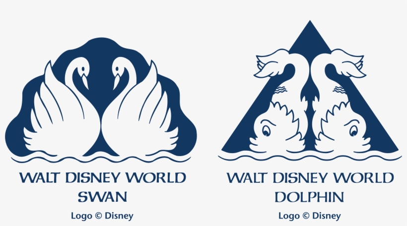 Logo Darkblue - Walt Disney World Swan And Dolphin Resort Logo, transparent png