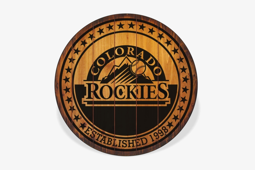 Colorado Rockies Barrel Top Sign - Colorado Rockies 12" Vinyl Magnet, transparent png