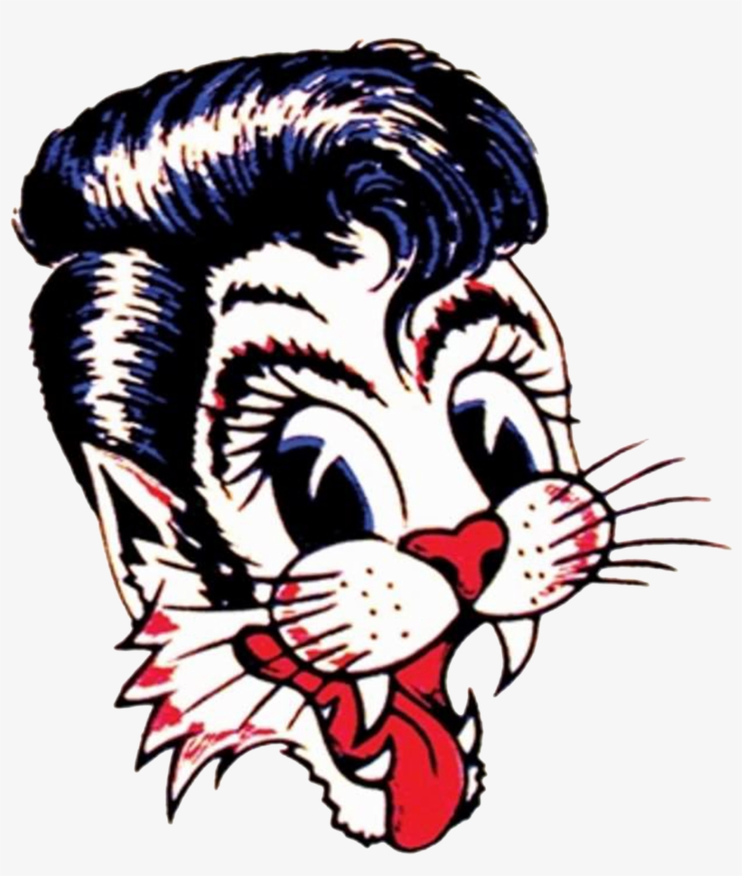 1980s Rockabilly Band Stray Cats Logo Png Hd Transparent - Stray Cats Band Logo, transparent png