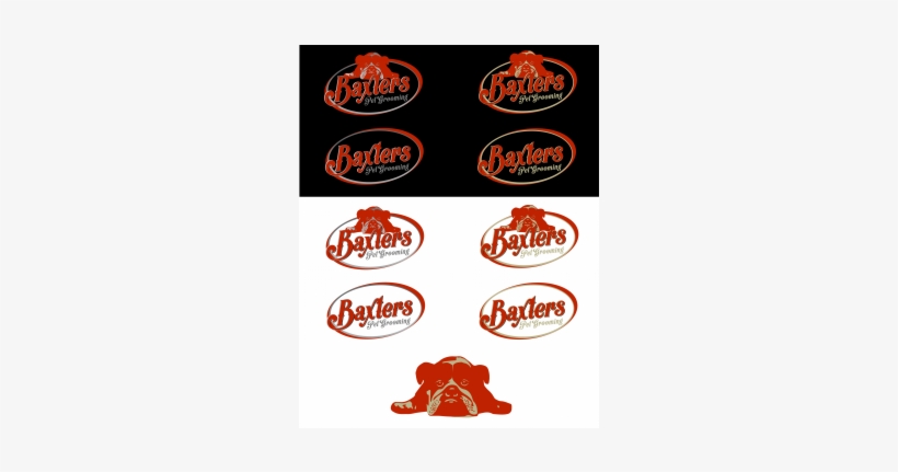 Unique Logo Design Wanted For Baxter's Pet Grooming - Best Dog Logo Designs, transparent png