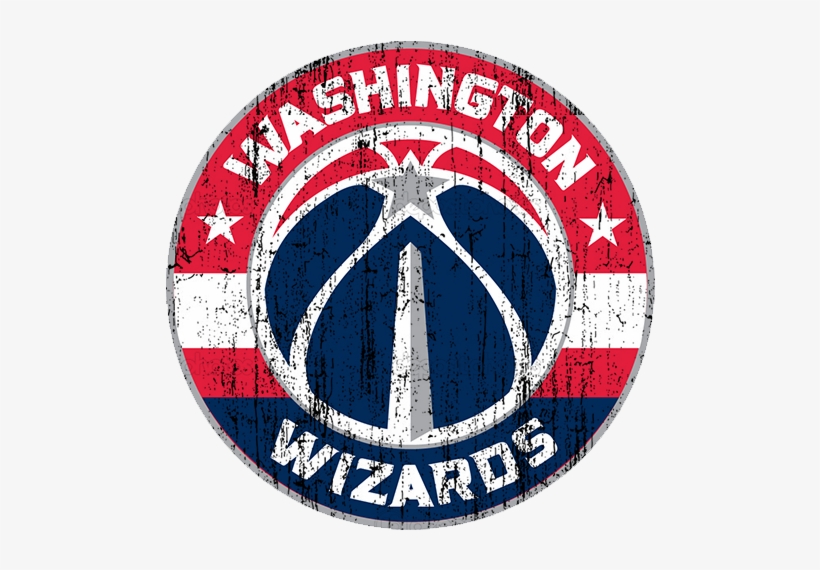 Washington Wizards 2014-pres Primary Logo Distressed - Washington Wizards Jersey Logo, transparent png