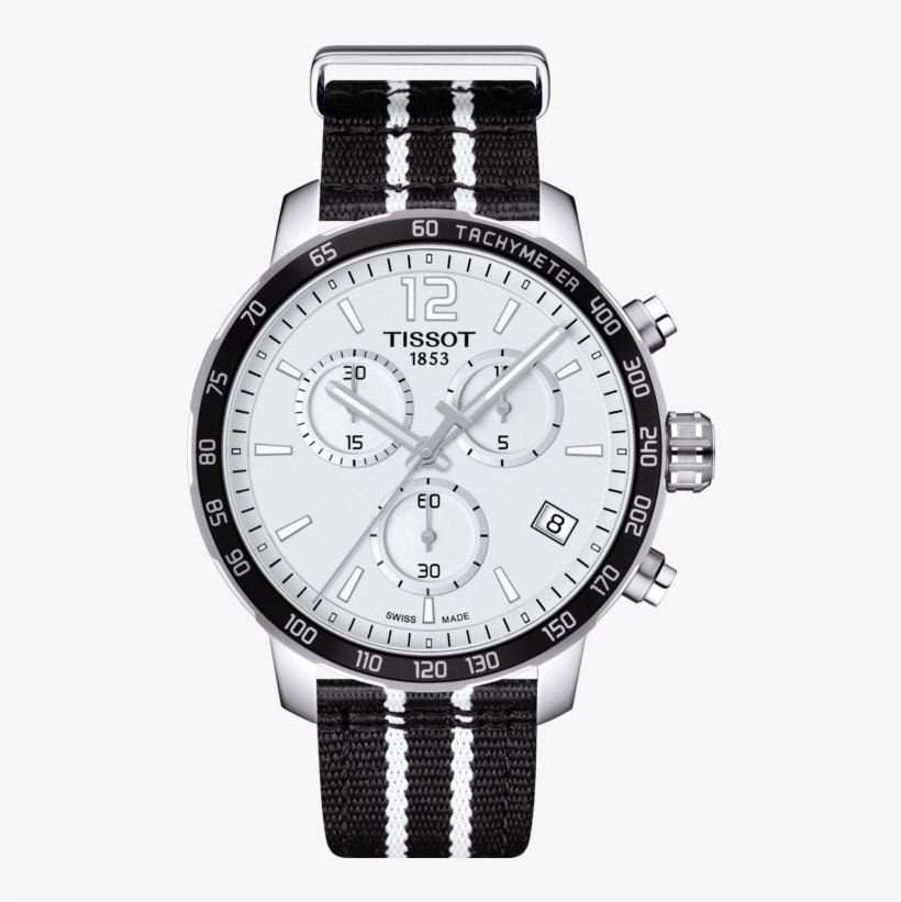 Tissot Quickster Chronograph Nba San Antonio Spurs - Tissot Quickster Blue Nato Strap, transparent png