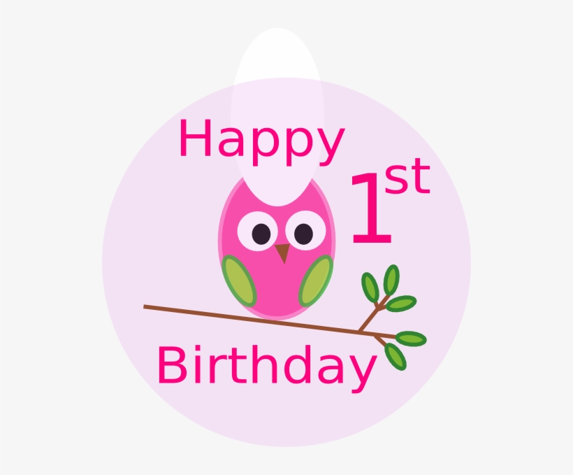 How To Set Use Owl Generic 1st Birthday Clipart, transparent png