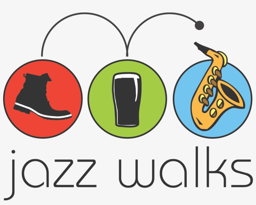 Jazz Walks Logo Black - Logo, transparent png