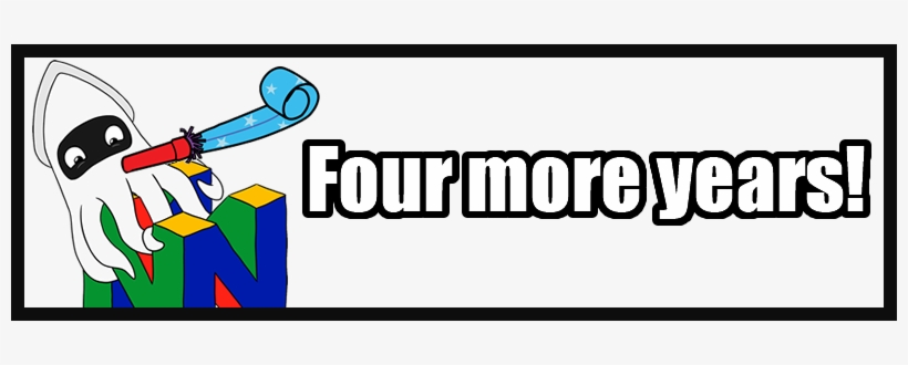 N64 Squid's Fourth Anniversary Let's Do Four More, transparent png
