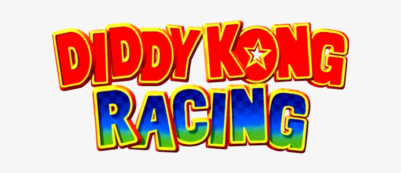 Diddy Kong Racing Logo - Diddy Kong Racing 64 Logo, transparent png