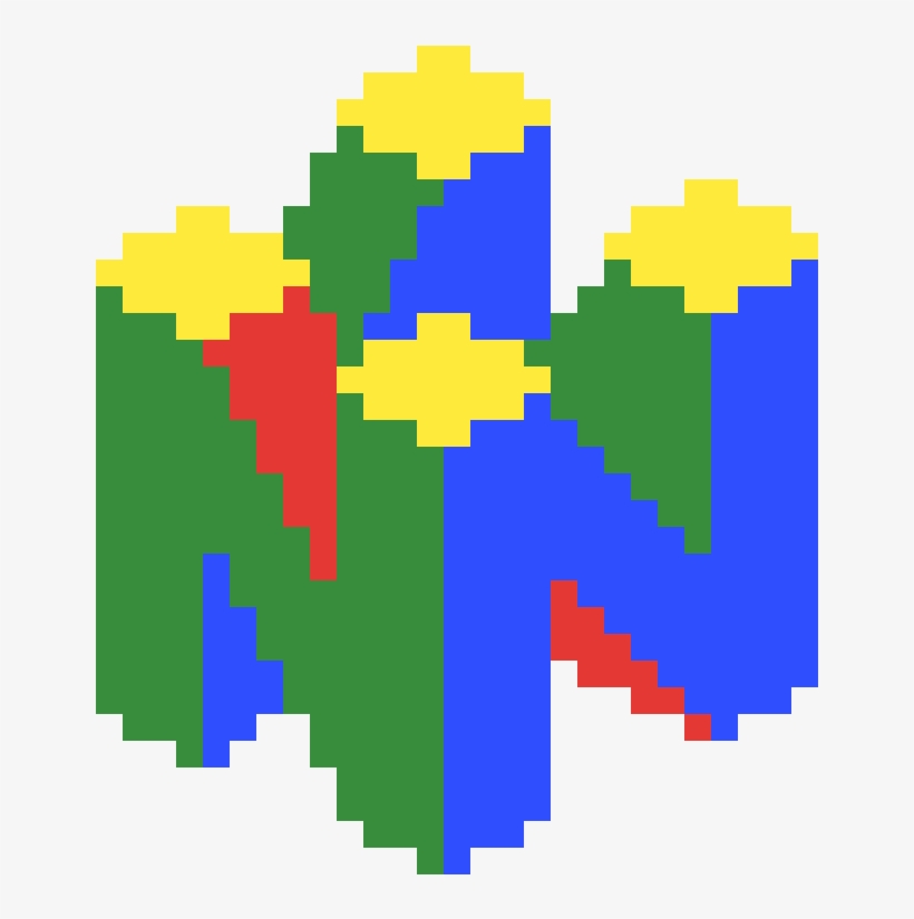 N64 - Melty Bead Nintendo Patterns, transparent png