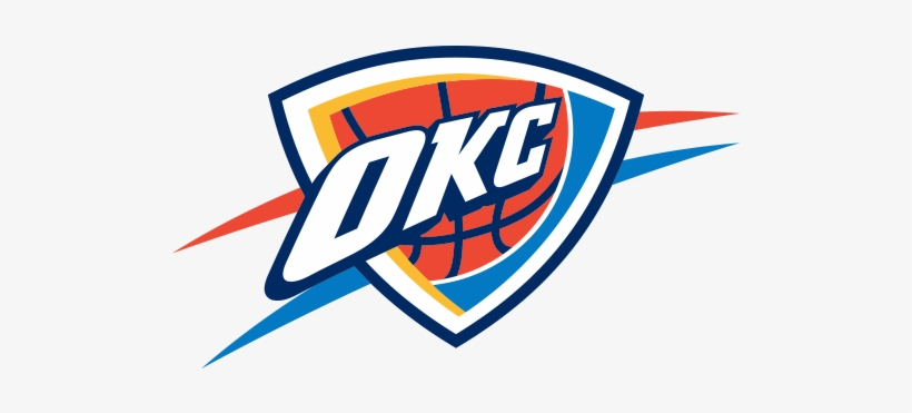 Okc Thunder - Oklahoma City Thunder Logo, transparent png