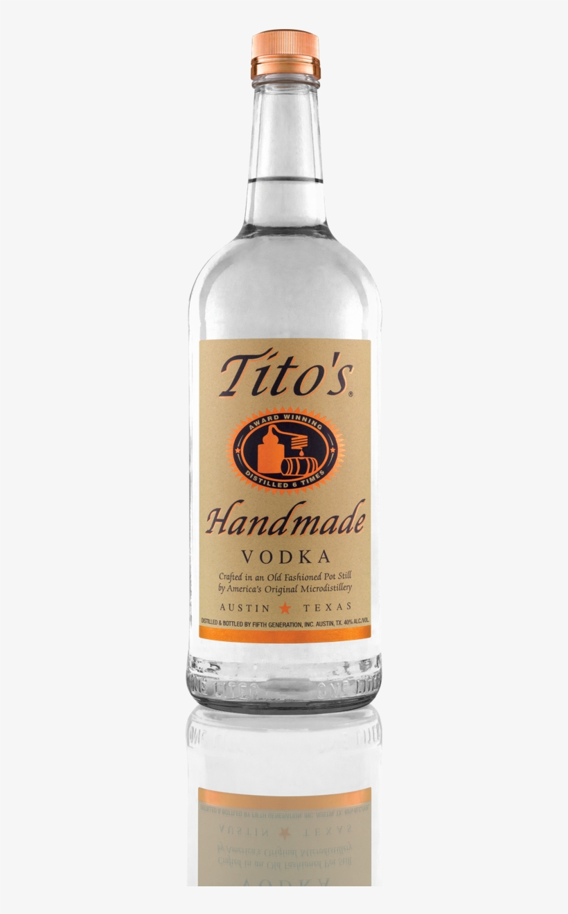 Tito 1l-1 - Tito's Handmade Vodka, transparent png