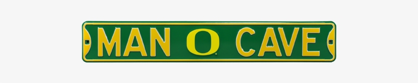 Oregon Ducks “man Cave” Authentic Street Sign - Washington Redskins Man Cave Street Sign, transparent png