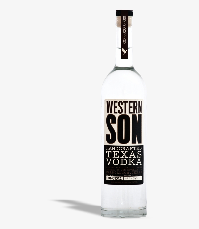 Western Son Handcrafted Texas Vodka Nice Package - Western Son Vodka, Pilot Point (750ml), transparent png