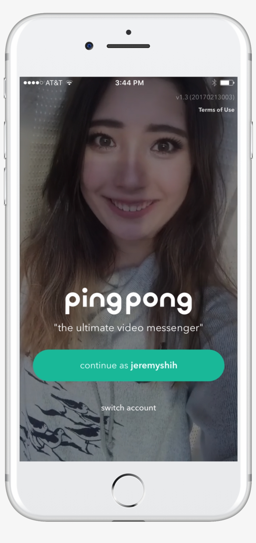 Ping Pong Musically Video Messaging App Home Screen - Iphone, transparent png