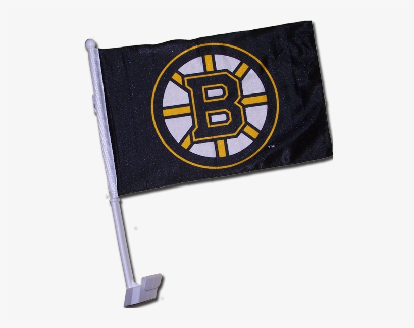 Boston Bruins Window Mounted Car Flag - Boston Bruins, transparent png