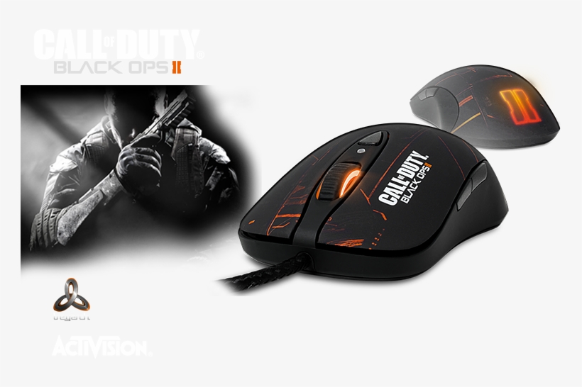 Steelseries Black Ops 2 Mouse And Mouse Mat Review - Steelseries Call Of Duty, transparent png