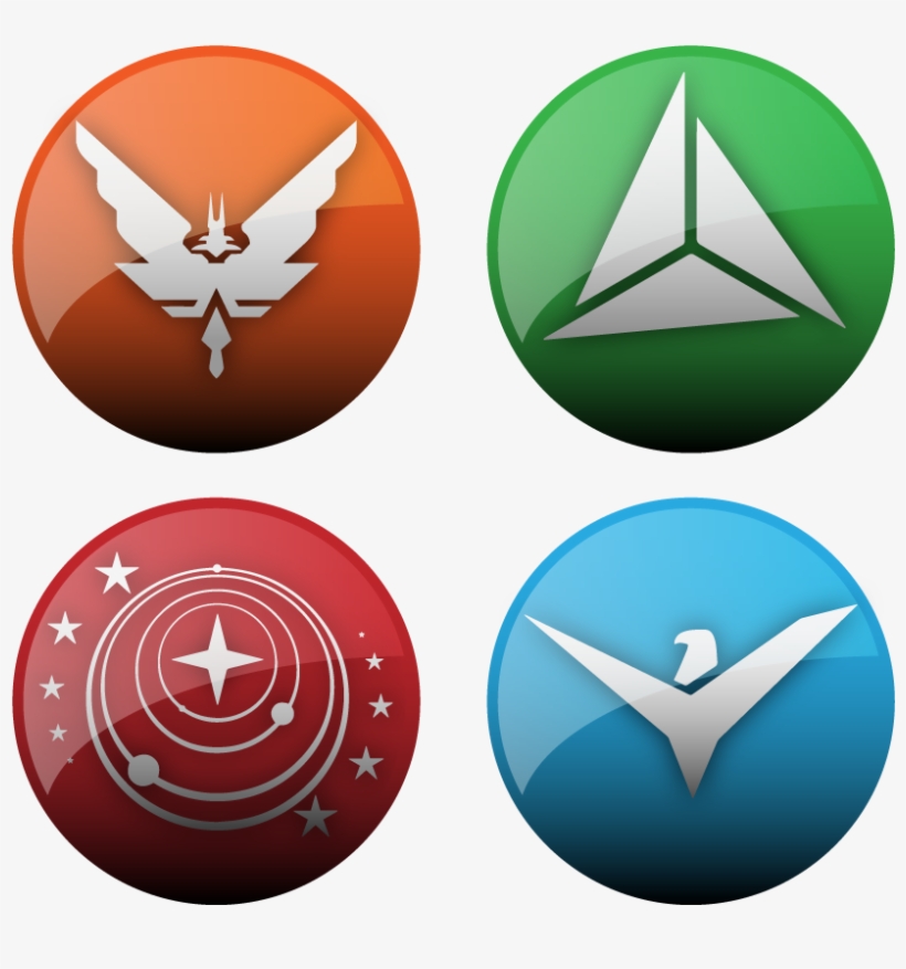 Glass Style Galactic Superpower Icons - Emblem, transparent png