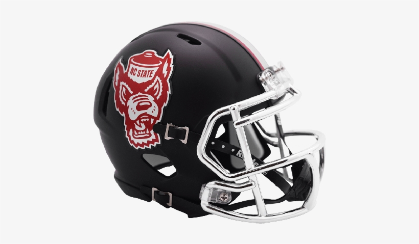 Nc State Black Football Helmet, transparent png