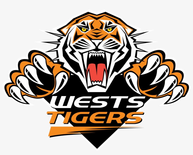1280px-wests Tigers Logo - Tigers Nrl, transparent png