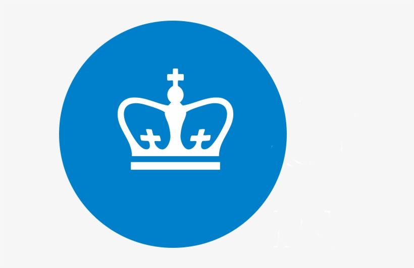 White Crown In Blue Circle - School Of General Studies Logo, transparent png
