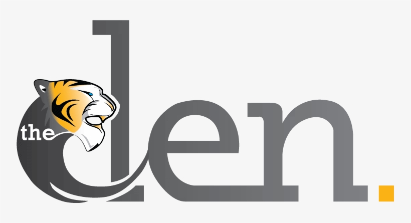 The Den Columbia Color Logo Featuring A Tiger Head - Den Columbia Logo, transparent png